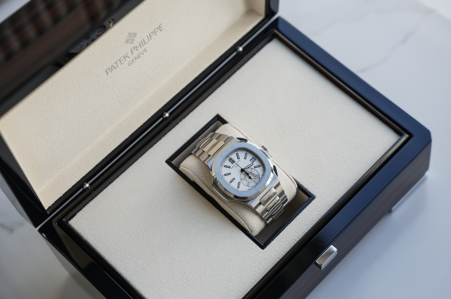 Patek Philippe Nautilus Chronograph 5980/1A-019 White Dial 40.5mm Stainless Steel