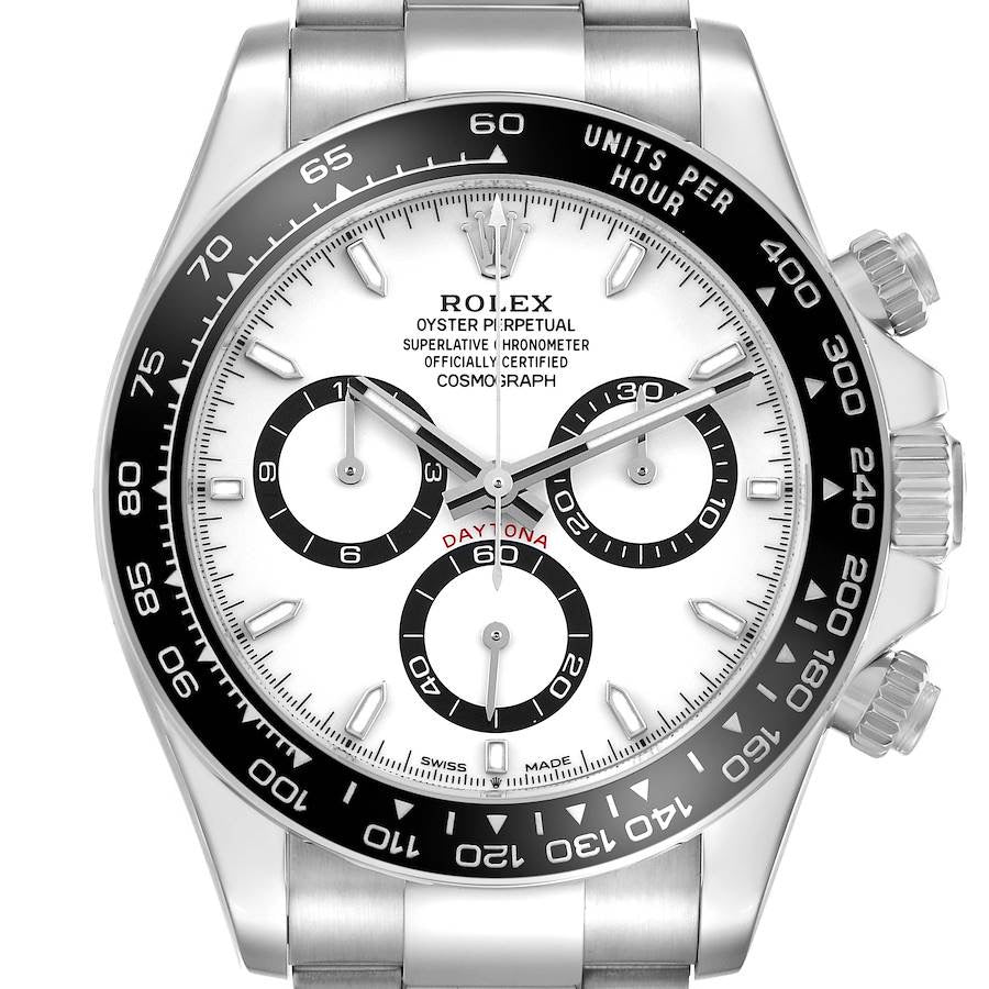 Rolex Stainless Steel Daytona White “Panda” Dial Ceramic Bezel. Reference 126500