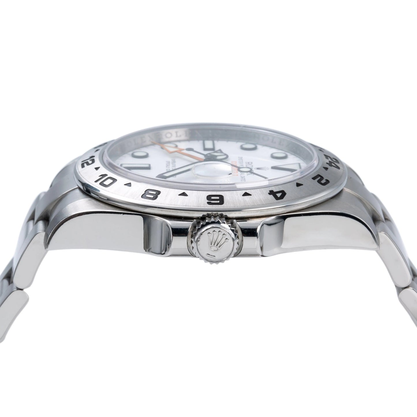 Rolex Explorer II 42mm 216570 “Polar” White Dial Stainless Steel Bezel Oyster Bracelet