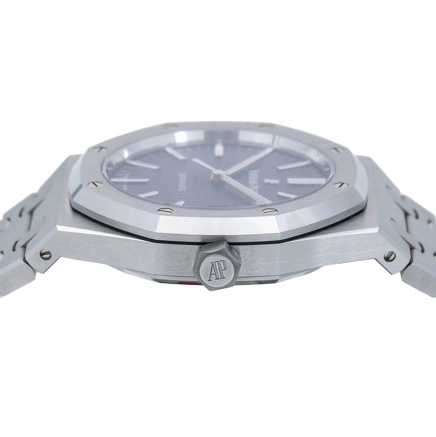 AUDEMARS PIGUET ROYAL OAK SELFWINDING 41MM 15400ST.OO.1220ST.03 BLUE DIAL STAINLESS STEEL BEZEL STAINLESS STEEL BRACELET