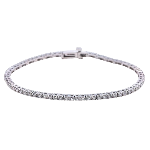 14K Gold Tennis Bracelet with 2.3 CT Diamonds