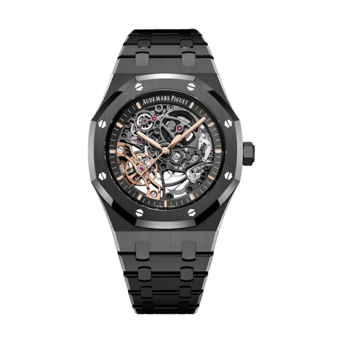 Audemars Piguet Royal Oak 15416CE Black Ceramic Skeleton Double Balance Wheel 41MM