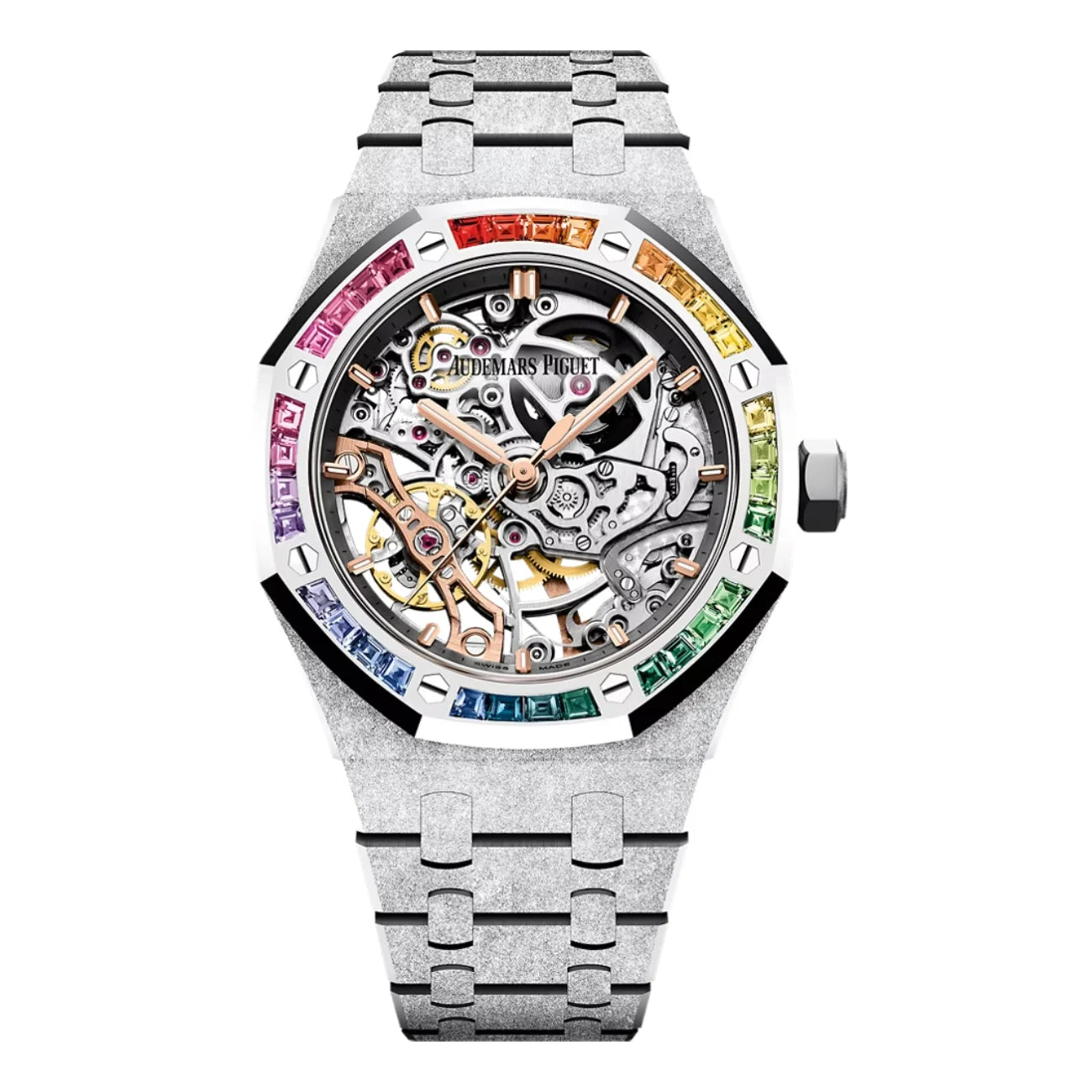 Audemars Piguet Royal Oak Double Balance Wheel Openworked 15412BC.YG.1224BC.03-B Frosted White Gold Watch