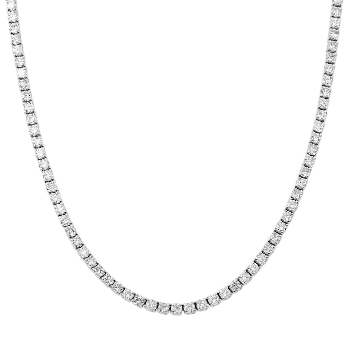 14K GOLD LAB DIAMOND TENNIS CHAIN 12.50 CT product view