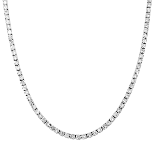 14K GOLD LAB DIAMOND TENNIS CHAIN 12.50 CT product view