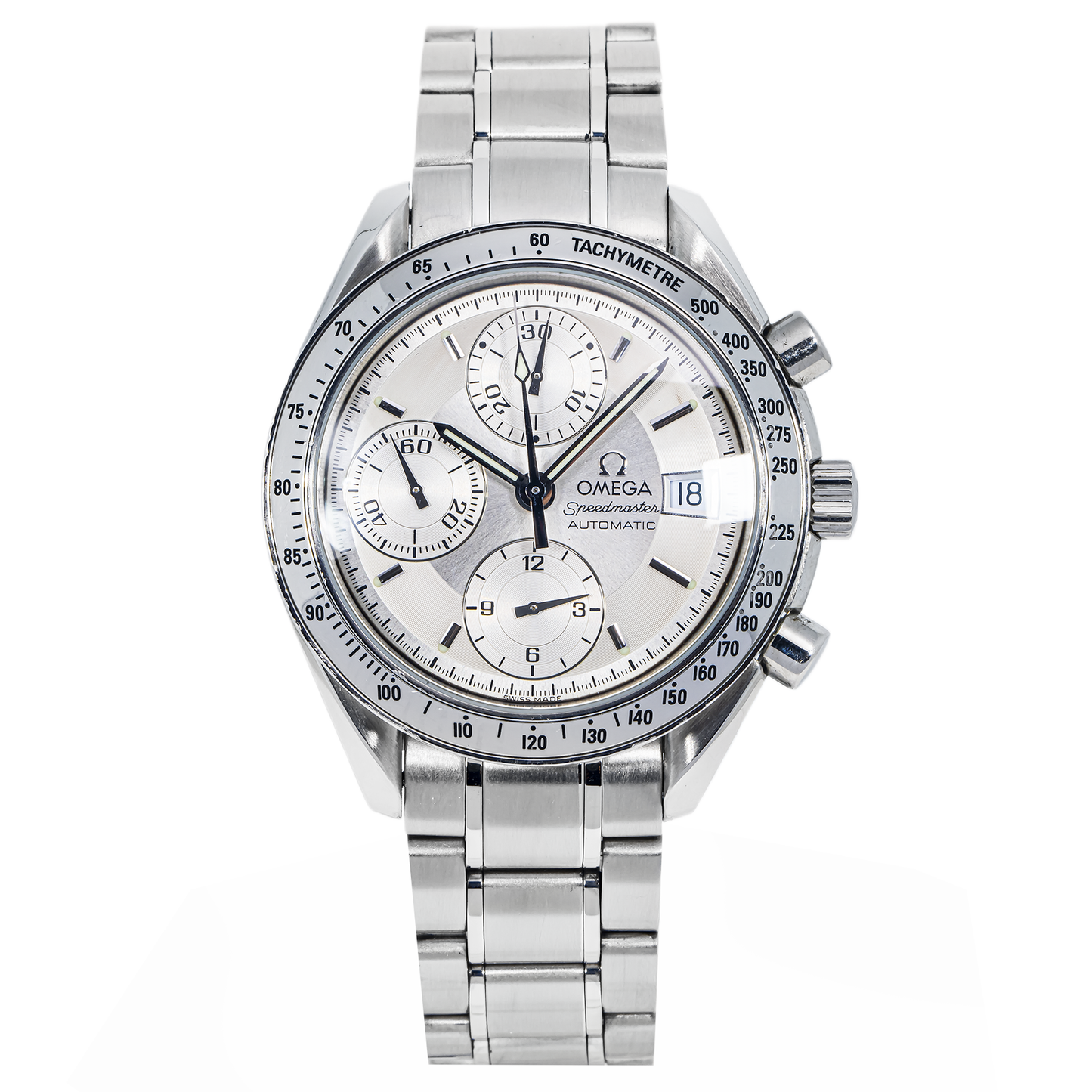 Omega Speedmaster Date Automatic Silver Dial Stainless Steel 39mm – 3513.30.00