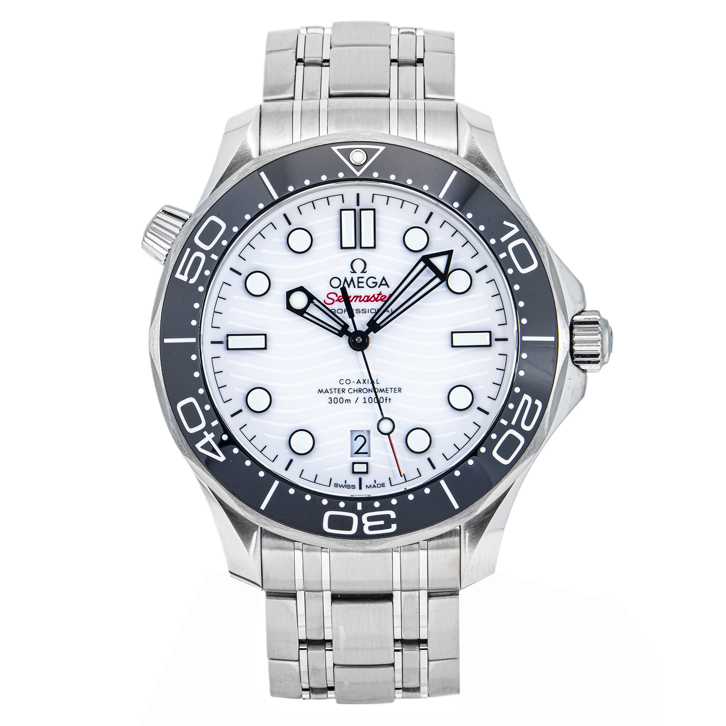 Omega Seamaster Diver 300M Co-Axial Master Chronometer White Dial 42mm – 210.30.42.20.04.001