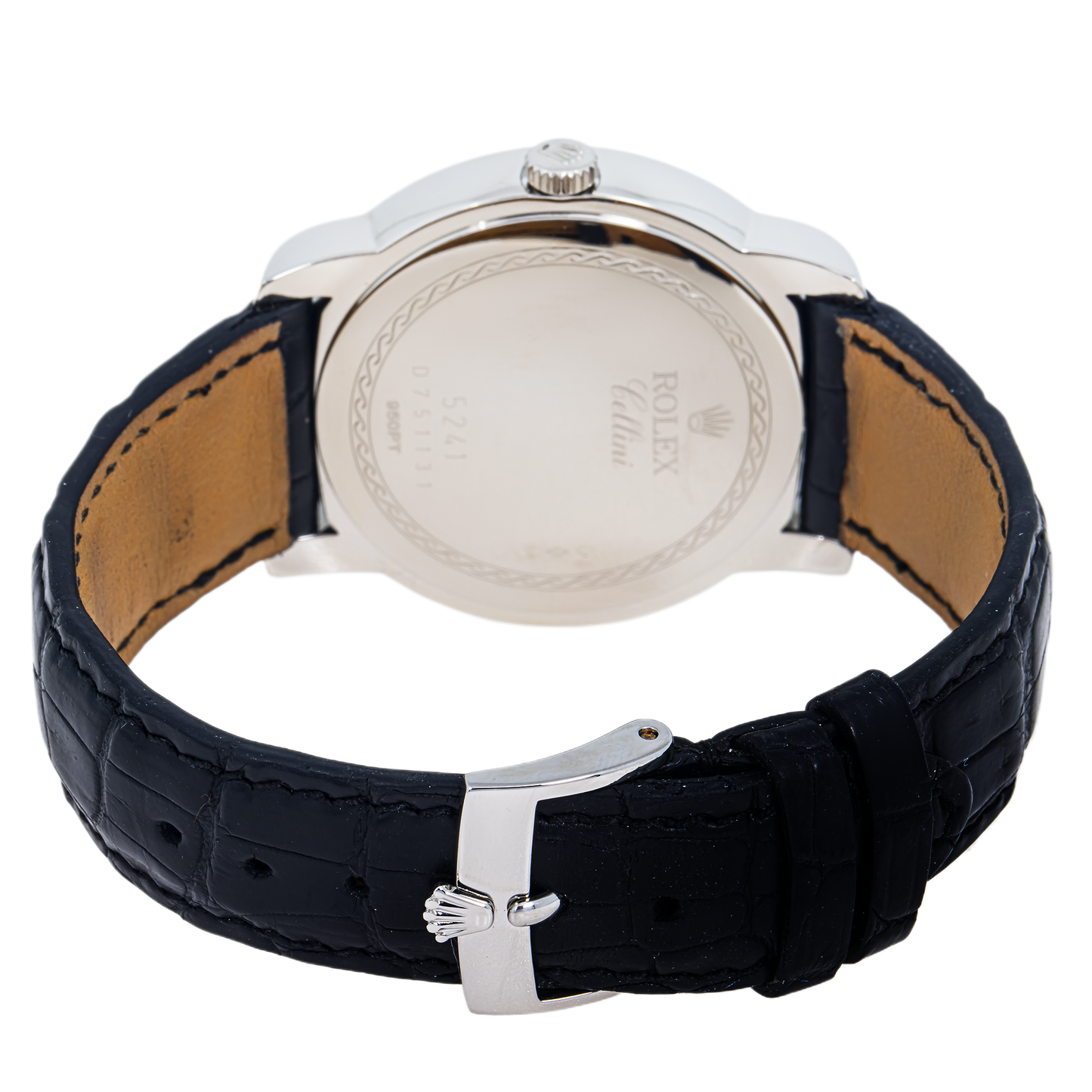 Rolex Cellini Cellinium Platinum Glacier Blue Dial 38mm – 5241/6