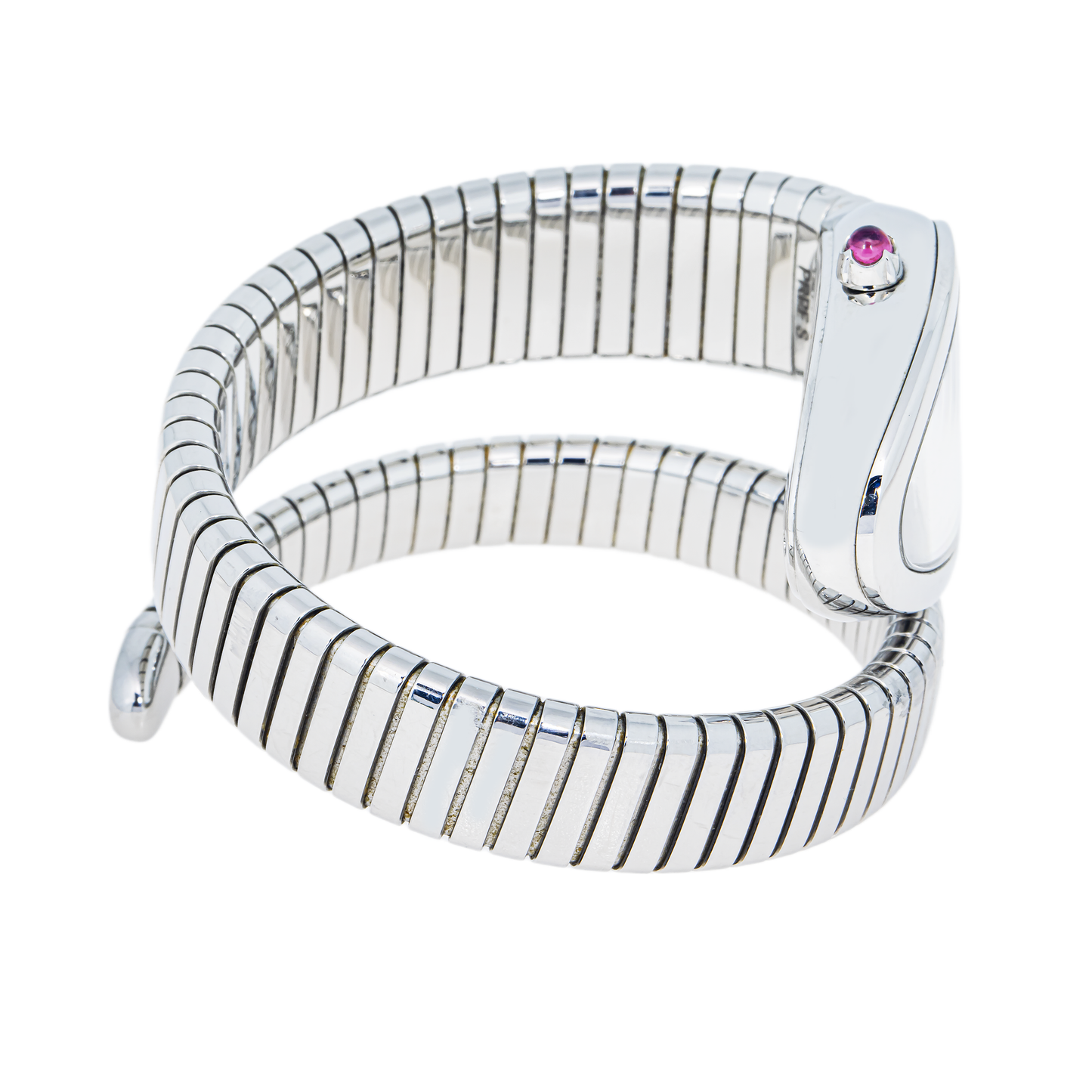 Bvlgari Serpenti Tubogas Stainless Steel Silver Dial 35mm Watch – 101817