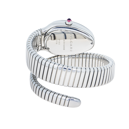 Bvlgari Serpenti Tubogas Stainless Steel Silver Dial 35mm Watch – 101817
