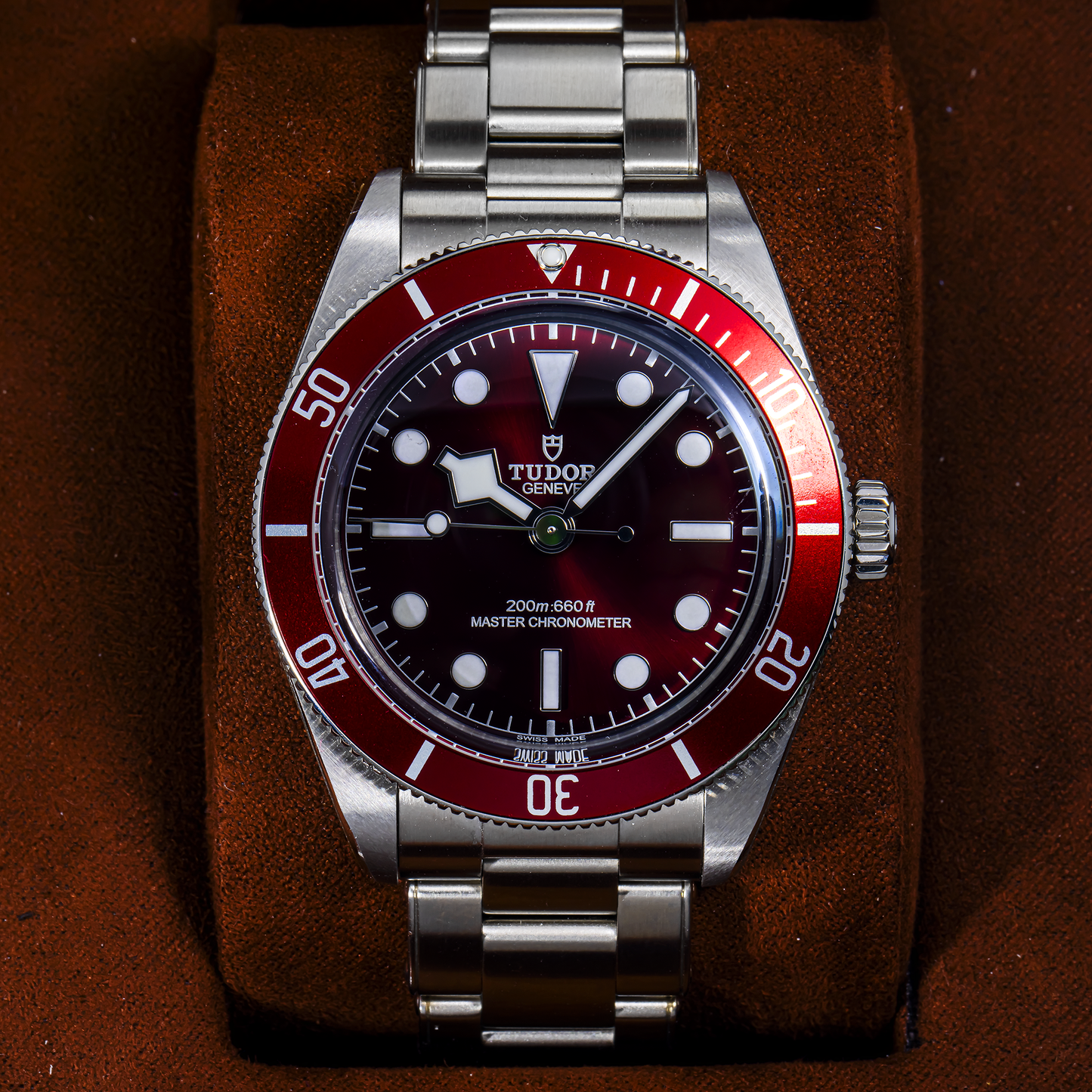 TUDOR Black Bay 58 Burgundy 39mm Stainless Steel Automatic Watch – M7939A1A0RU