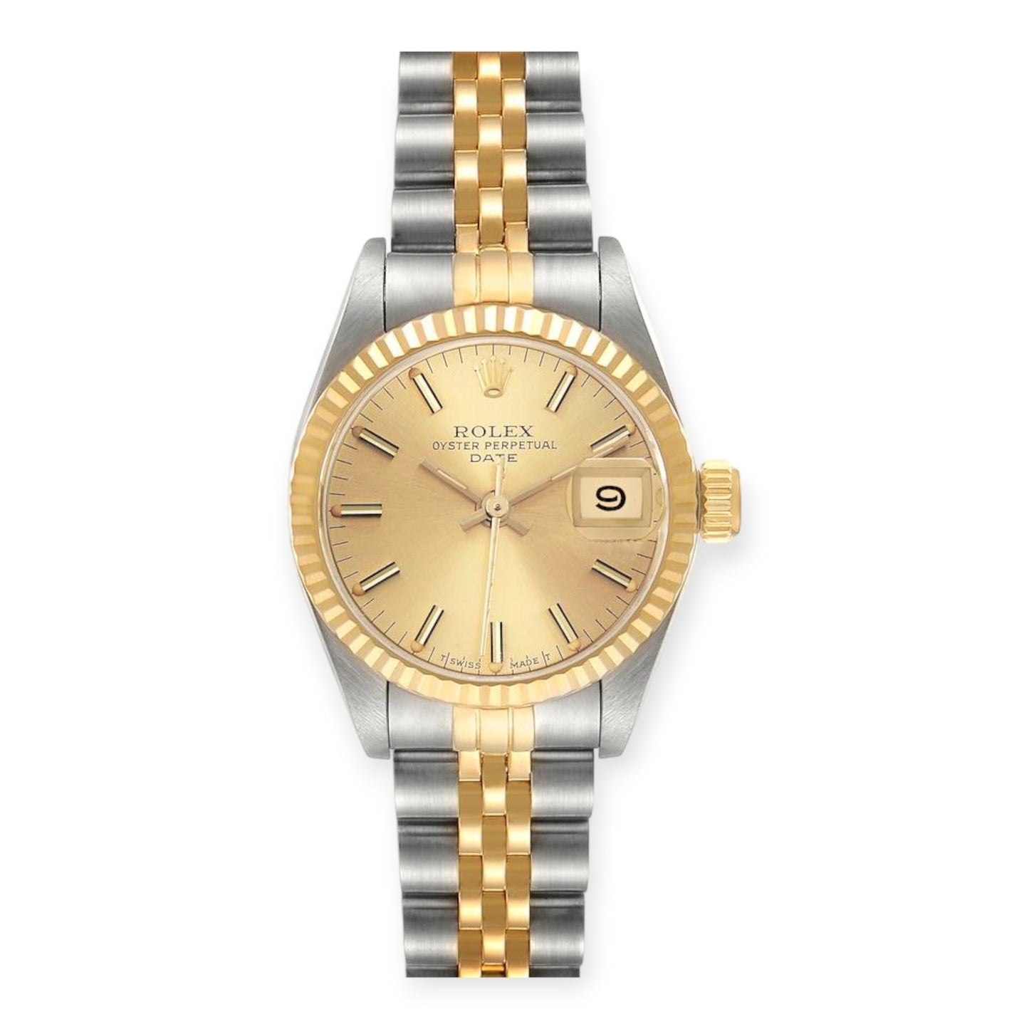 Rolex Datejust 69173 26mm Champagne Dial Two-Tone Jubilee Bracelet