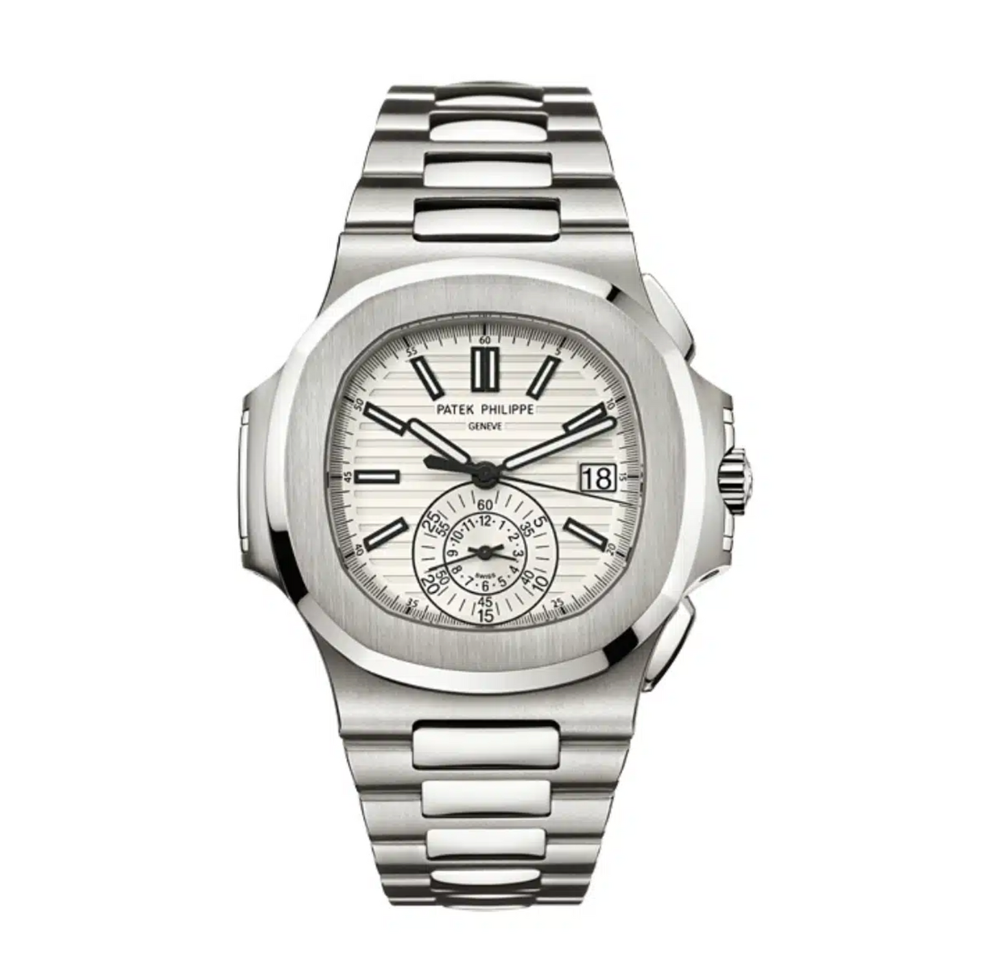 Patek Philippe Nautilus Chronograph 5980/1A-019 White Dial 40.5mm Stainless Steel