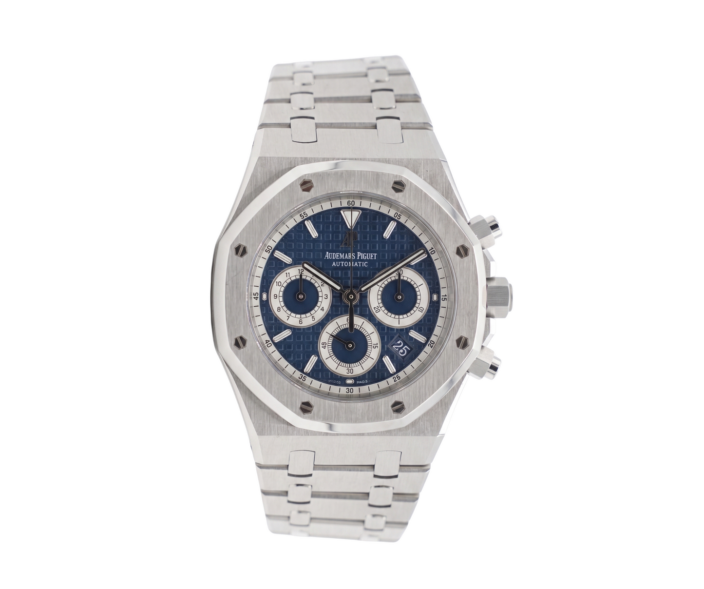 Audemars Piguet Royal Oak Chronograph 26022BC.OO.D028CR.01 White Gold Blue Dial 39mm