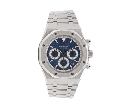 Audemars Piguet Royal Oak Chronograph 26022BC.OO.D028CR.01 White Gold Blue Dial 39mm