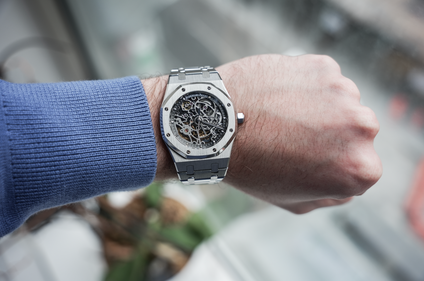Audemars Piguet Royal Oak Openworked 39mm Steel Skeleton Dial 15305ST