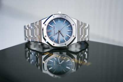 Audemars Piguet Royal Oak 41mm White Gold Smoked Blue Dial 15510BC