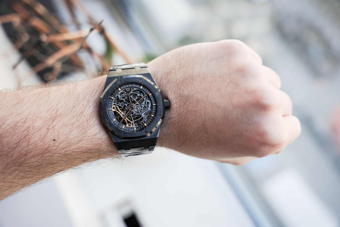Audemars Piguet Royal Oak 15416CE Black Ceramic Skeleton Double Balance Wheel 41MM