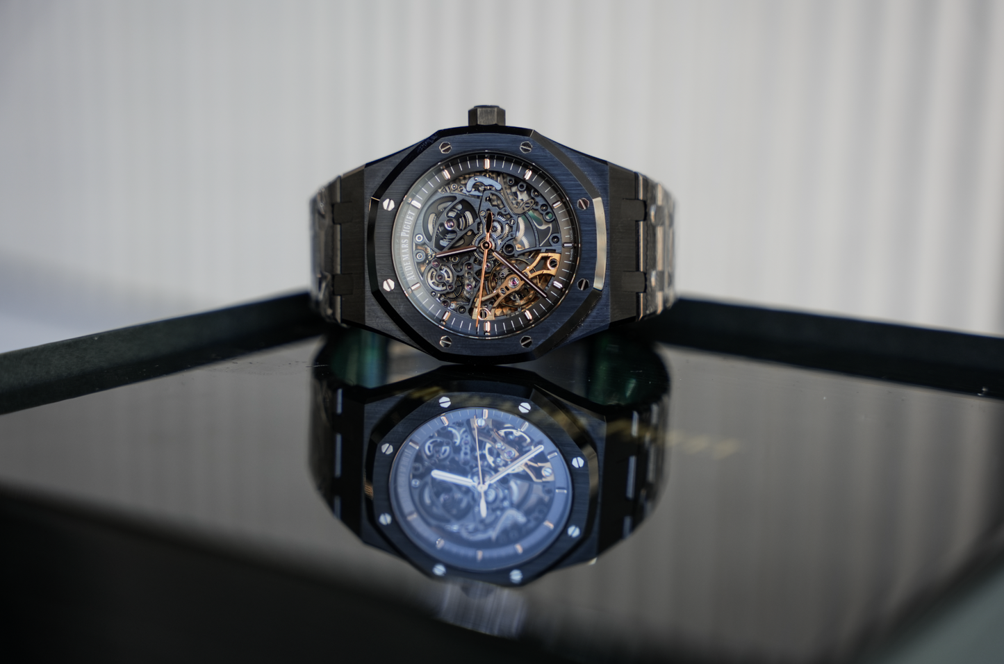 Audemars Piguet Royal Oak 15416CE Black Ceramic Skeleton Double Balance Wheel 41MM