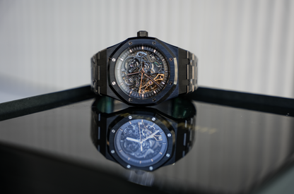 Audemars Piguet Royal Oak 15416CE Black Ceramic Skeleton Double Balance Wheel 41MM