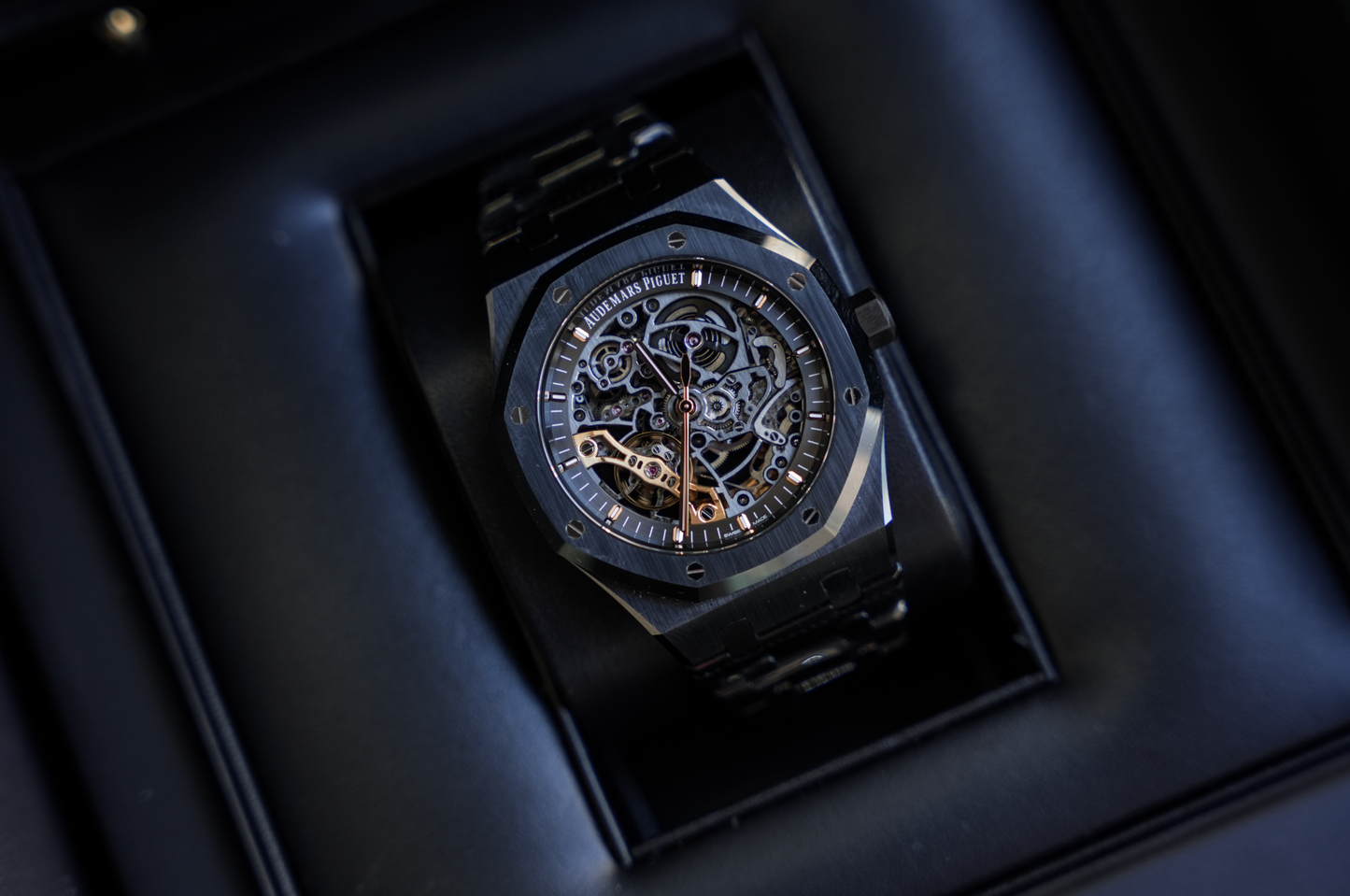 Audemars Piguet Royal Oak 15416CE Black Ceramic Skeleton Double Balance Wheel 41MM