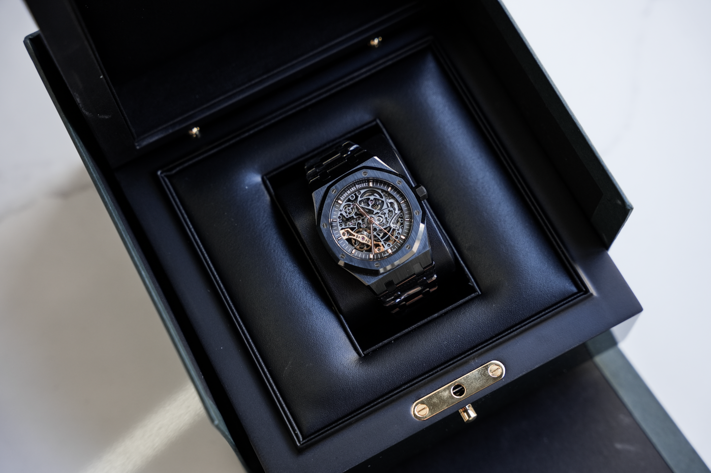 Audemars Piguet Royal Oak 15416CE Black Ceramic Skeleton Double Balance Wheel 41MM
