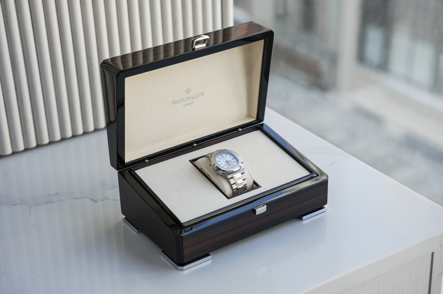 Patek Philippe Nautilus Chronograph 5980/1A-019 White Dial 40.5mm Stainless Steel
