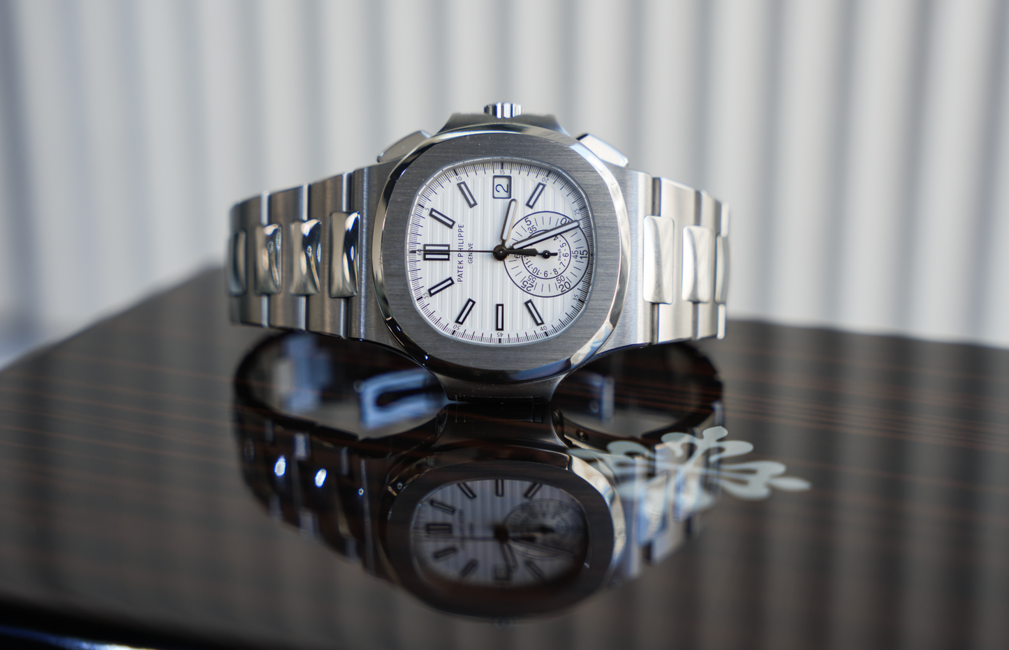 Patek Philippe Nautilus Chronograph 5980/1A-019 White Dial 40.5mm Stainless Steel