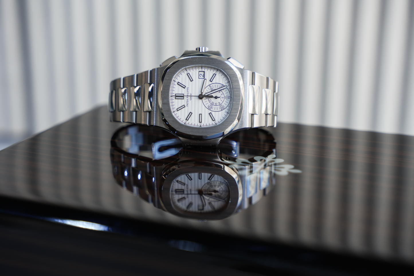 Patek Philippe Nautilus Chronograph 5980/1A-019 White Dial 40.5mm Stainless Steel