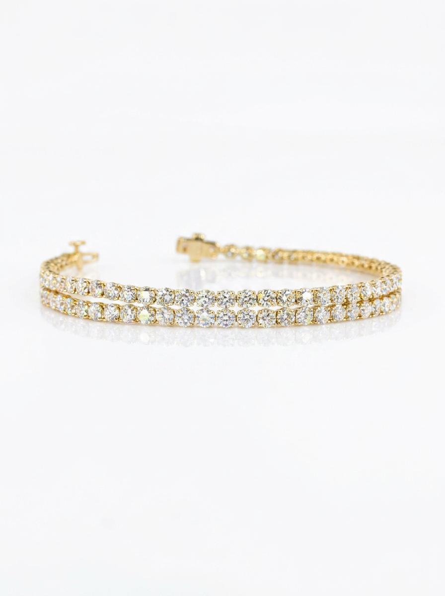 14K Yellow Gold Round Tennis – BC7423