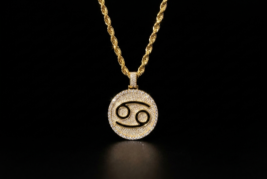 Cancer Zodiac Medallion Necklace