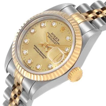 Rolex Datejust 26mm 69173 Champagne Diamond Dial with Jubilee Bracelet
