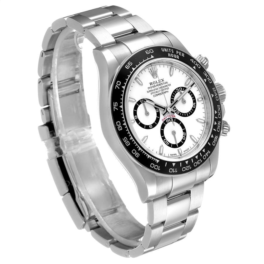 Rolex Stainless Steel Daytona White “Panda” Dial Ceramic Bezel. Reference 126500
