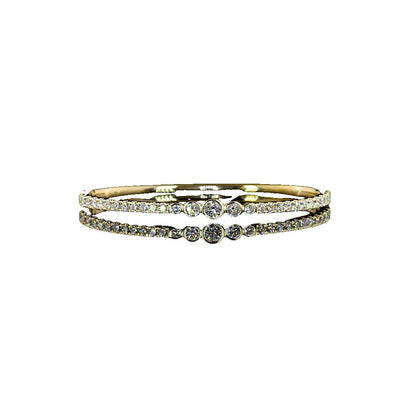 14K Yellow Gold Round Bangles – BC7516