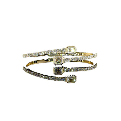 14K Yellow Gold MIX Bangles – BC7517
