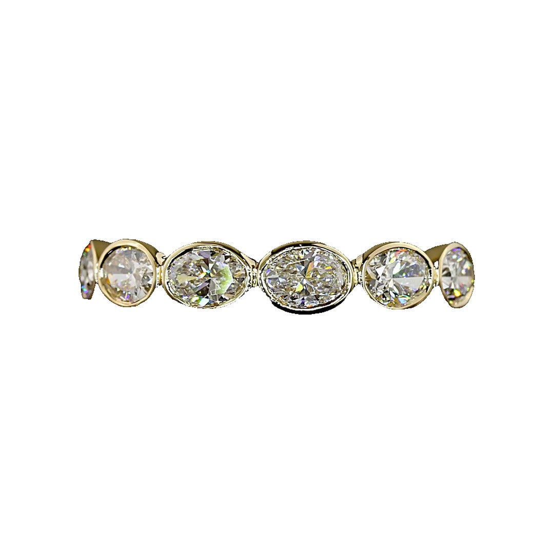 14K Yellow Gold Oval 7 Stones – EB7727